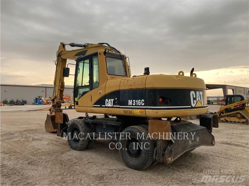 CAT M316C  휠 굴삭기