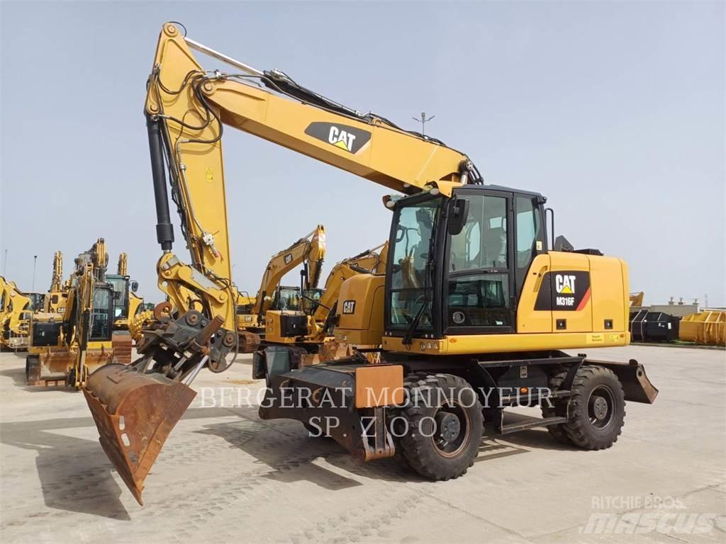 CAT M316F  휠 굴삭기
