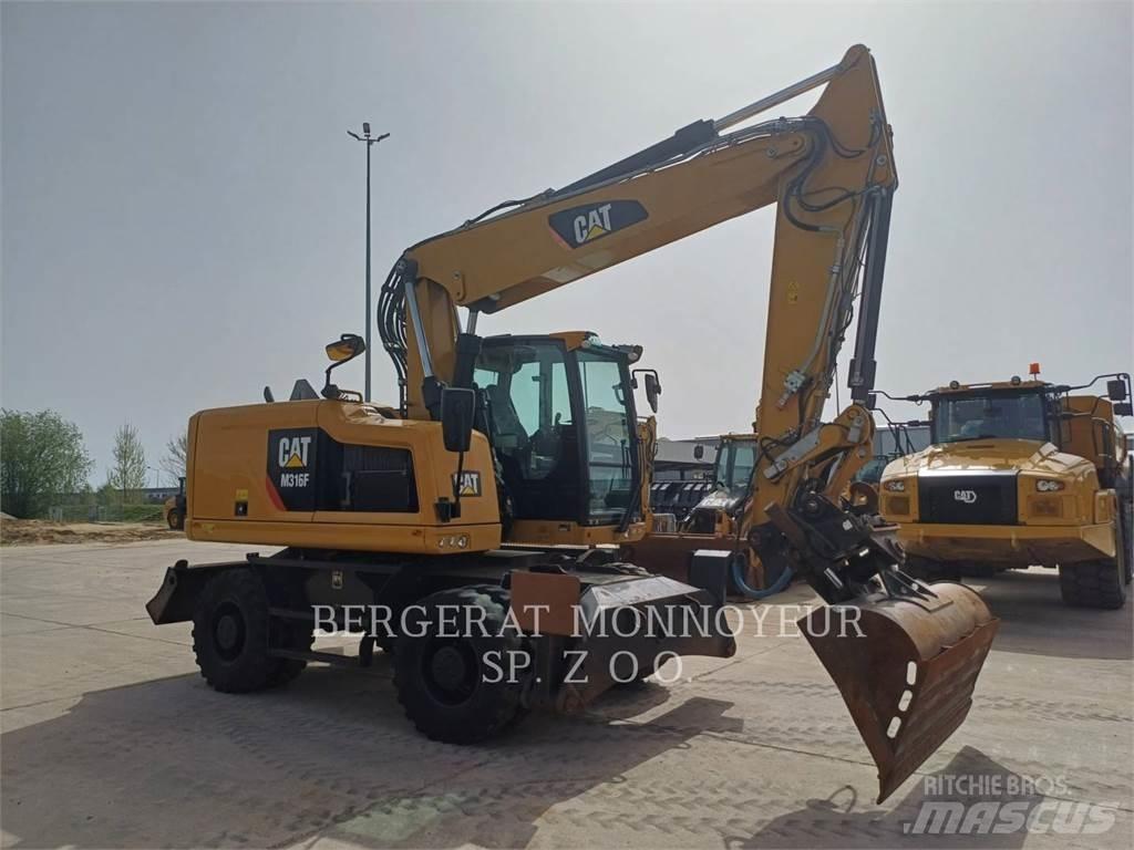 CAT M316F  휠 굴삭기