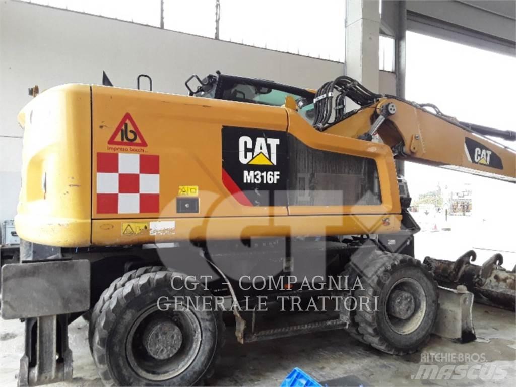 CAT M316F  휠 굴삭기