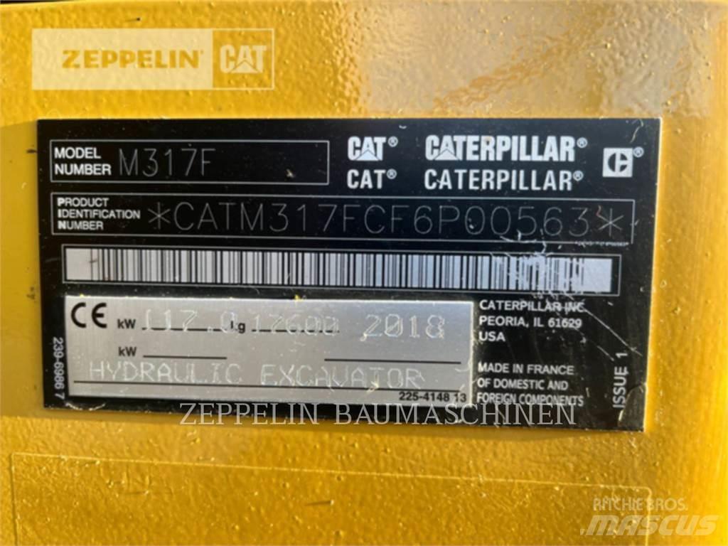 CAT M317F  휠 굴삭기