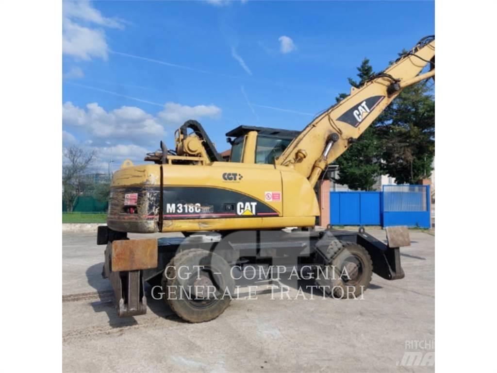 CAT M318C  휠 굴삭기
