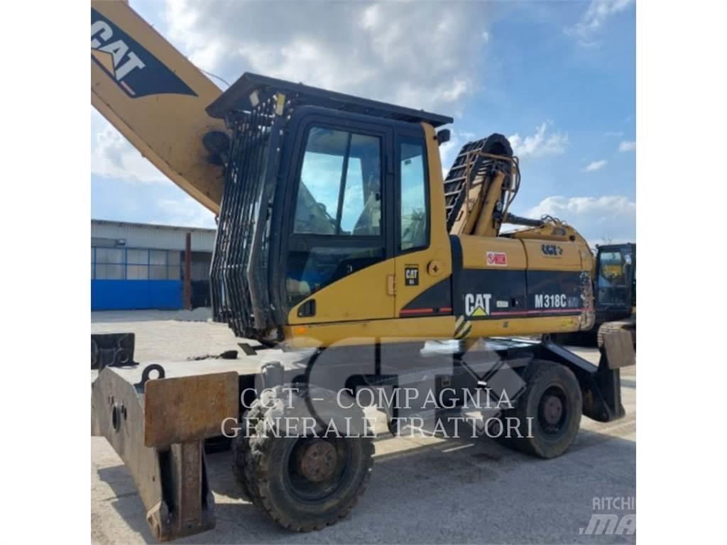 CAT M318C  휠 굴삭기