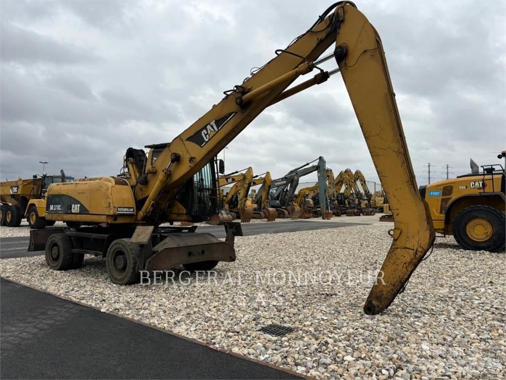 CAT M318C  휠 굴삭기