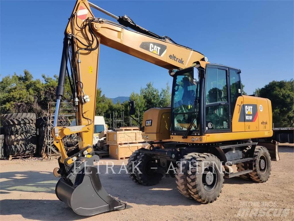 CAT M318F  휠 굴삭기