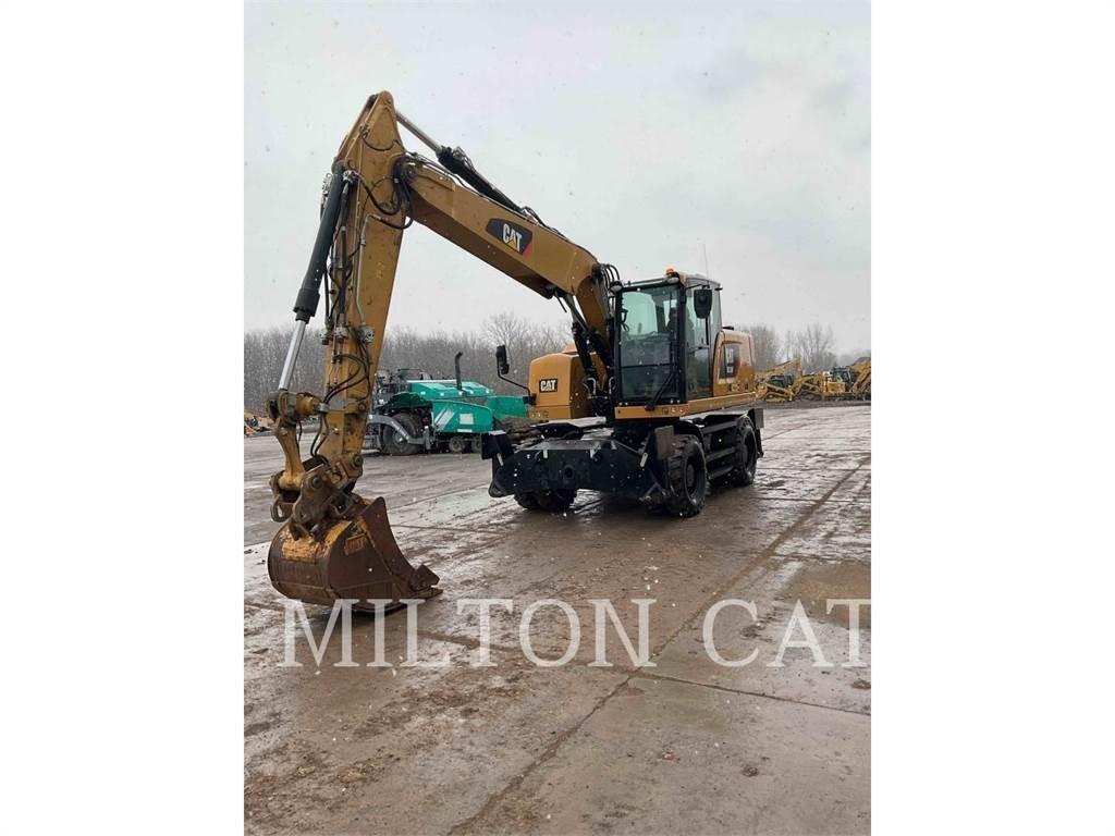 CAT M318F  휠 굴삭기