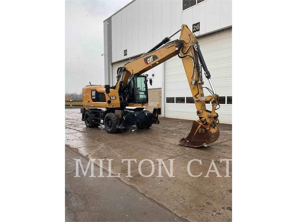 CAT M318F  휠 굴삭기