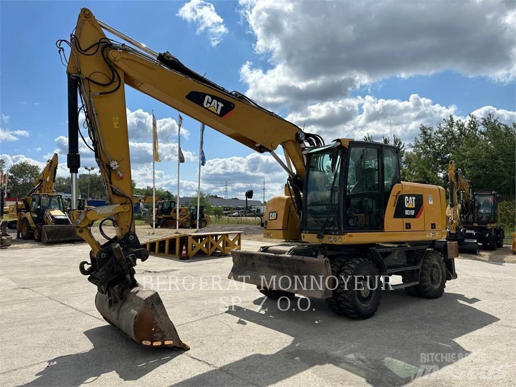 CAT M318F  휠 굴삭기