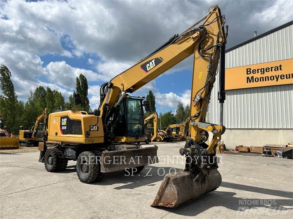 CAT M318F  휠 굴삭기