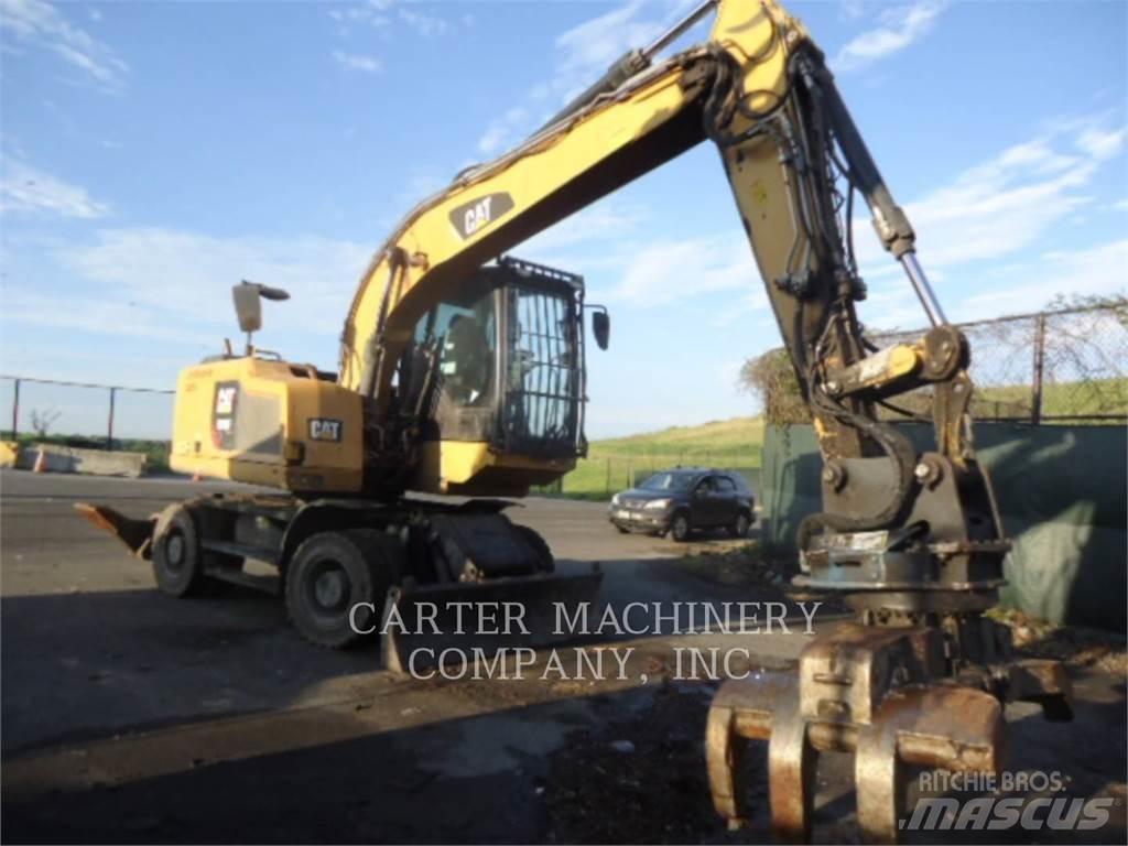 CAT M318F  휠 굴삭기
