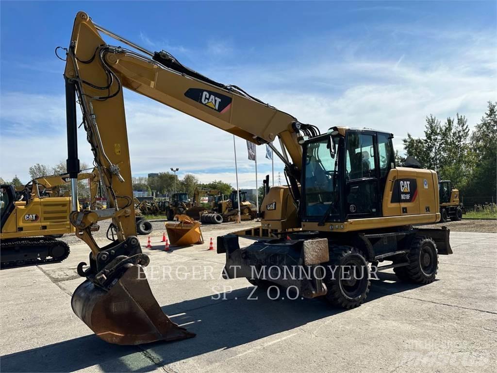 CAT M318F  휠 굴삭기