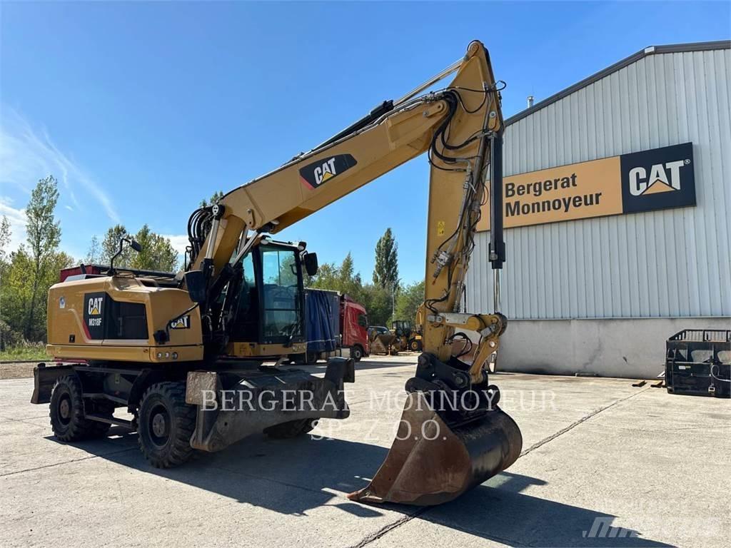 CAT M318F  휠 굴삭기