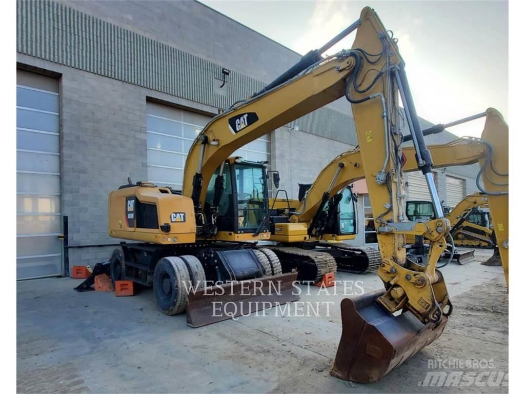CAT M318F  휠 굴삭기