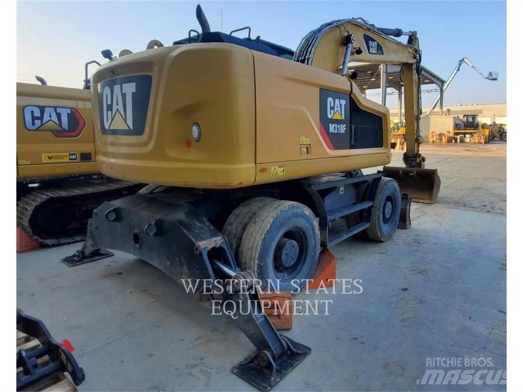 CAT M318F  휠 굴삭기