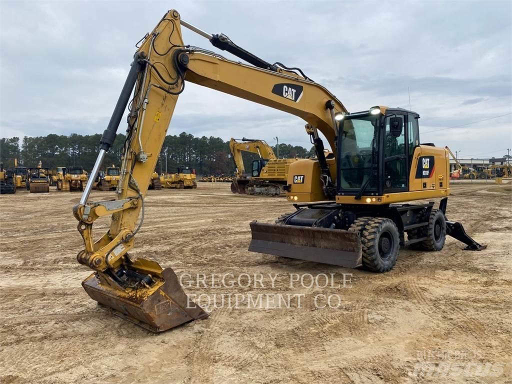 CAT M318F  휠 굴삭기
