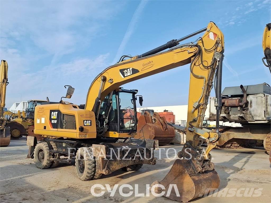 CAT M318F  휠 굴삭기