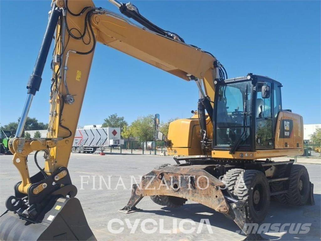 CAT M318F  휠 굴삭기