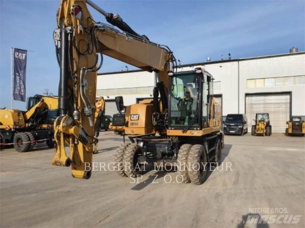 CAT M318F  휠 굴삭기