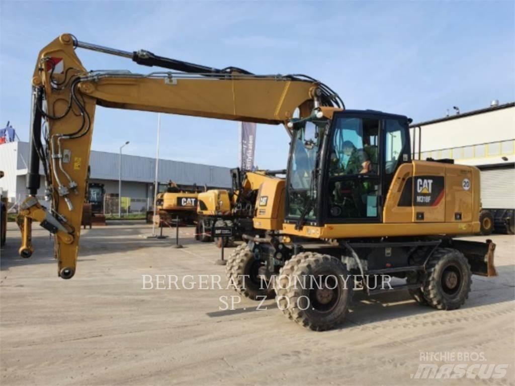 CAT M318F  휠 굴삭기