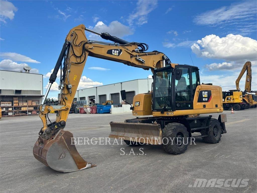 CAT M318F IVC  휠 굴삭기