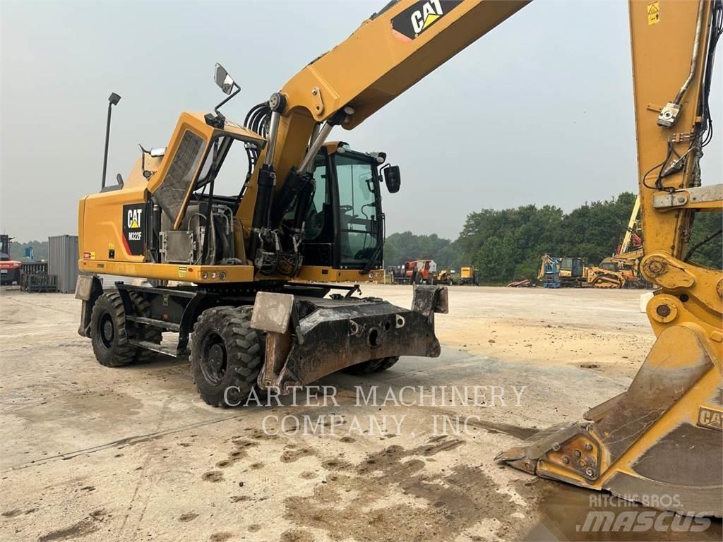 CAT M322F  휠 굴삭기