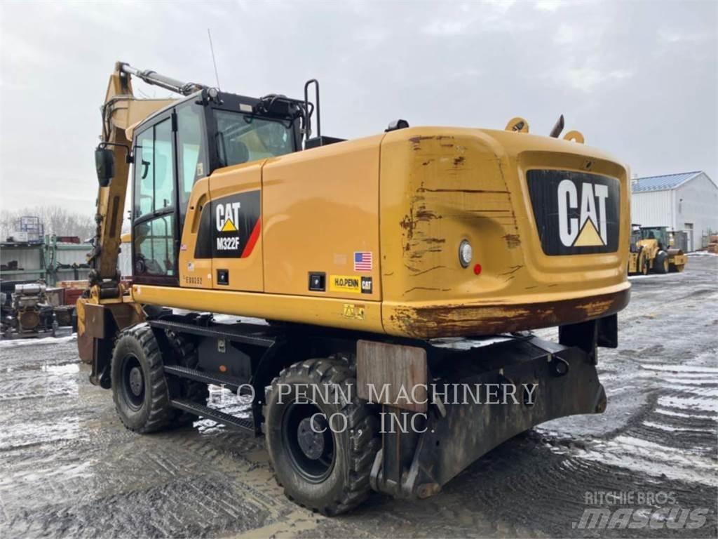 CAT M322F  휠 굴삭기