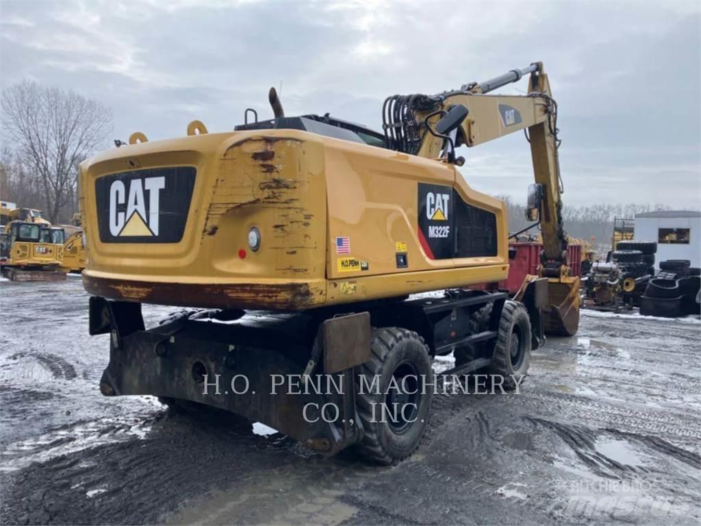 CAT M322F  휠 굴삭기