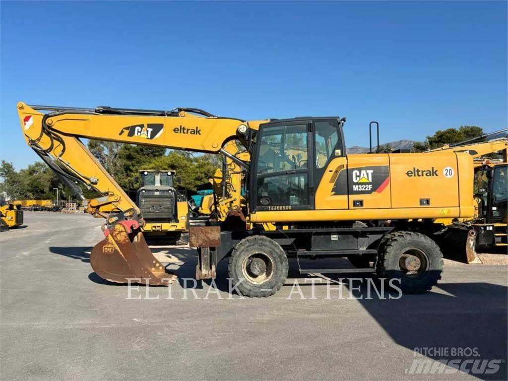 CAT M322F  휠 굴삭기