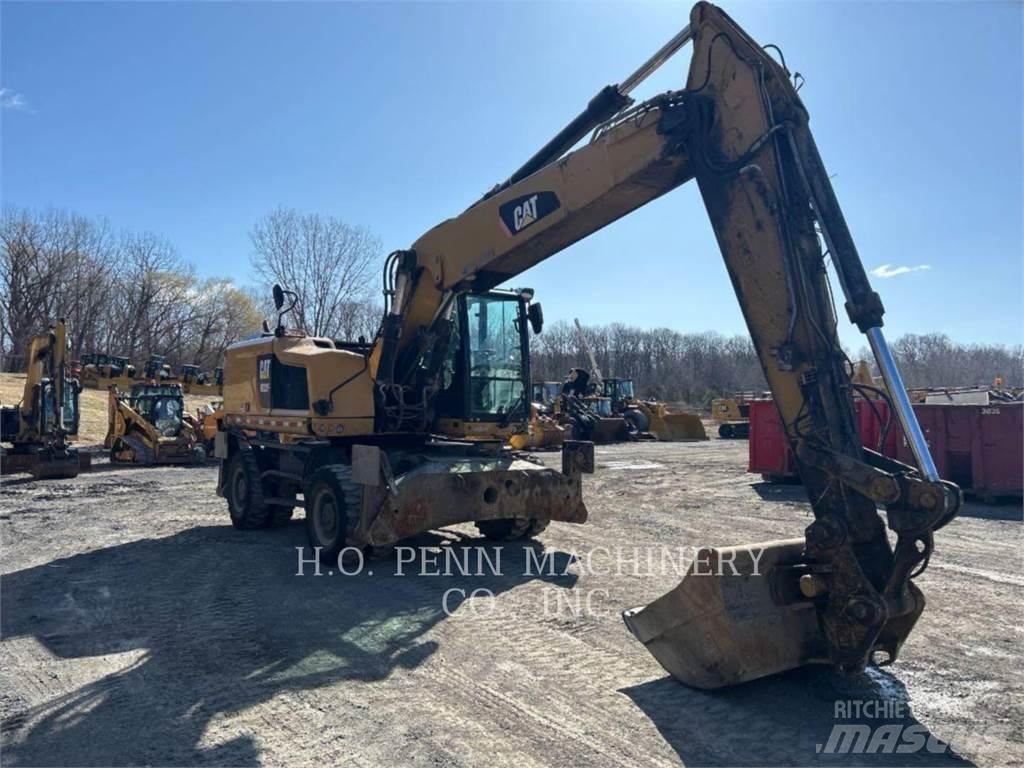 CAT M322F  휠 굴삭기
