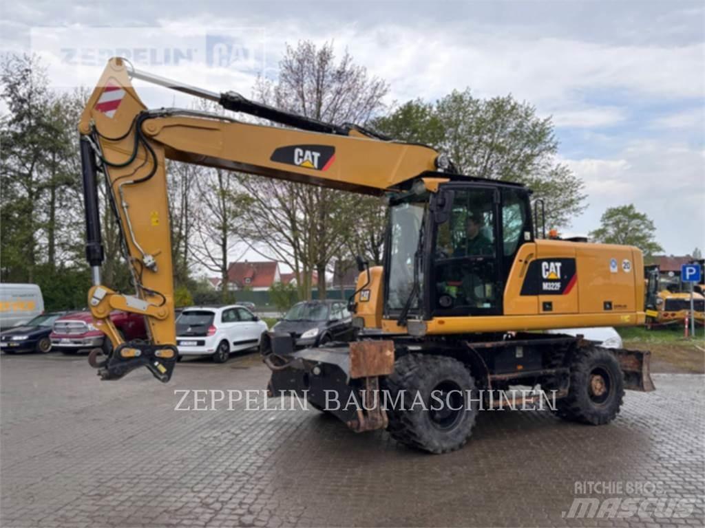 CAT M322F  휠 굴삭기