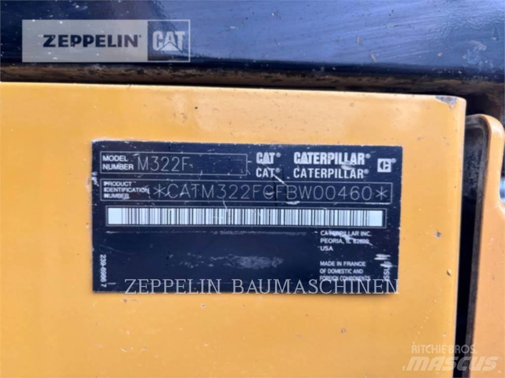 CAT M322F  휠 굴삭기