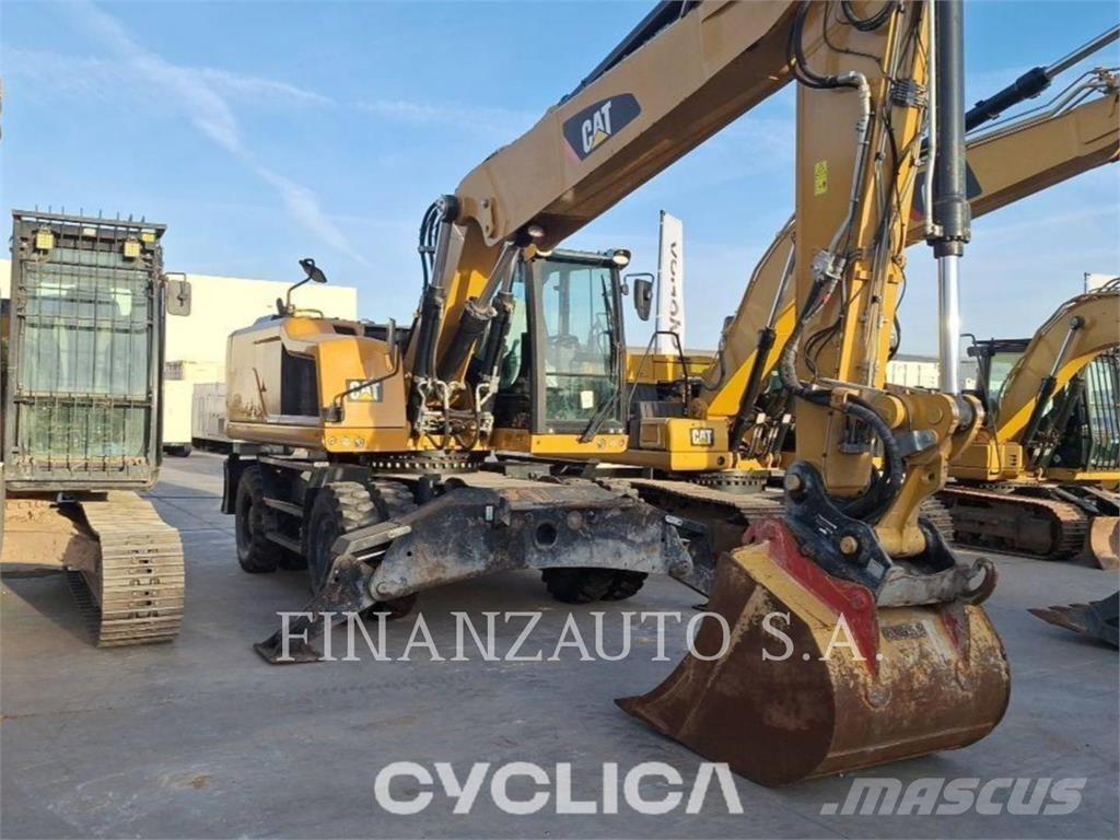 CAT M322F  휠 굴삭기