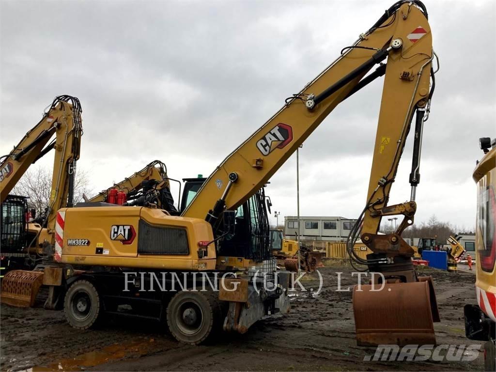 CAT MH3022  휠 굴삭기