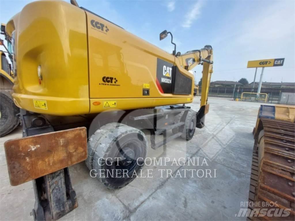 CAT MH3024  휠 굴삭기