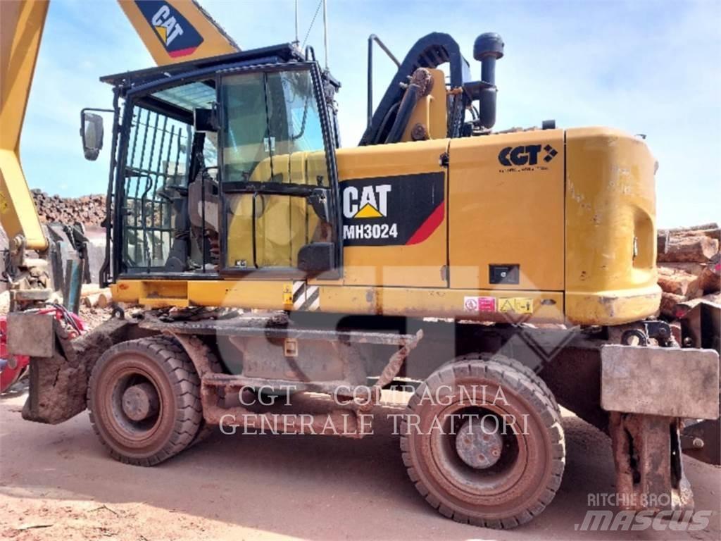 CAT MH3024  휠 굴삭기
