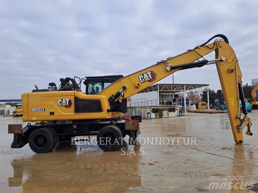 CAT MH3024  휠 굴삭기