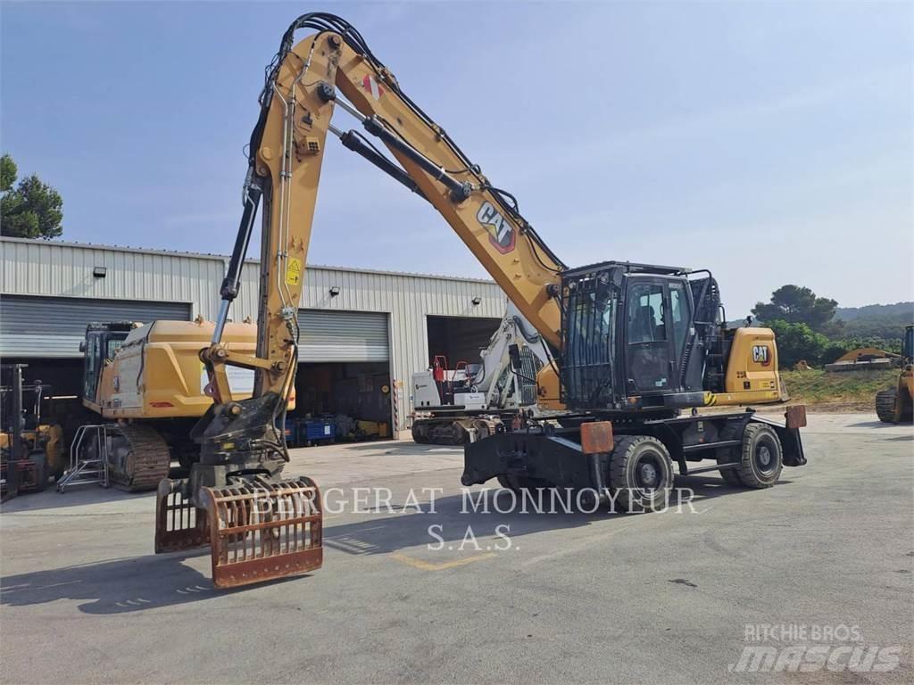 CAT MH3024  휠 굴삭기
