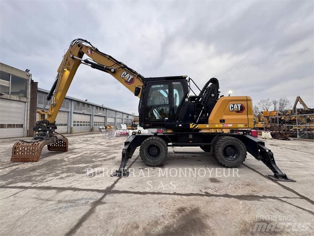 CAT MH3024-07  휠 굴삭기