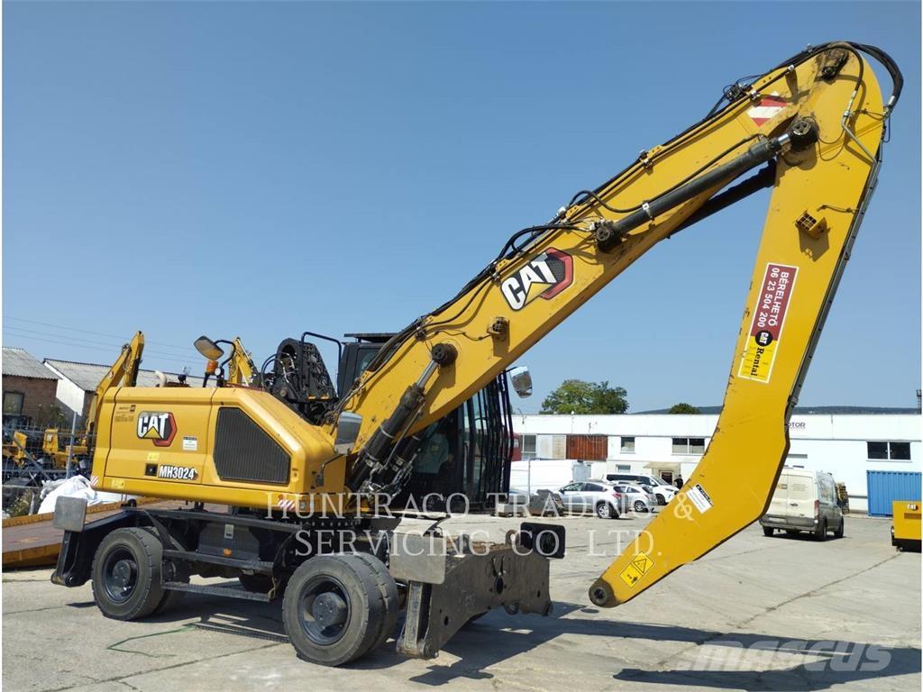 CAT MH3024-07  휠 굴삭기
