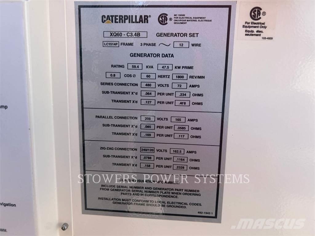 CAT XQ60-48KW 기타 발전기