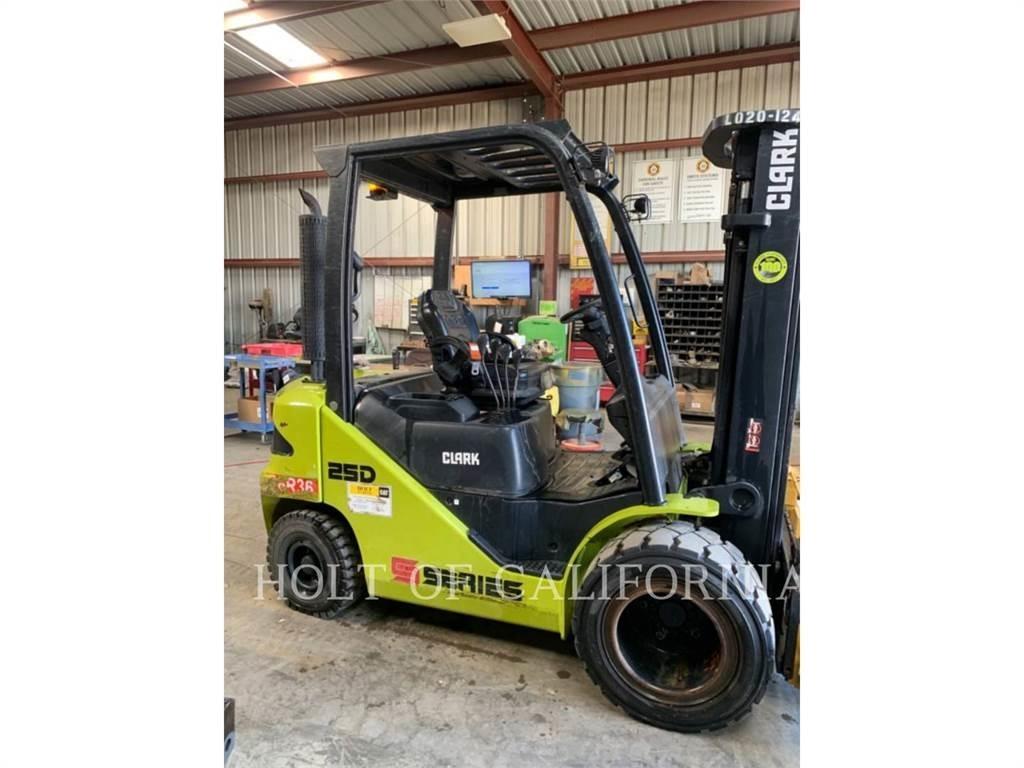 Clark S25D 디젤 지게차