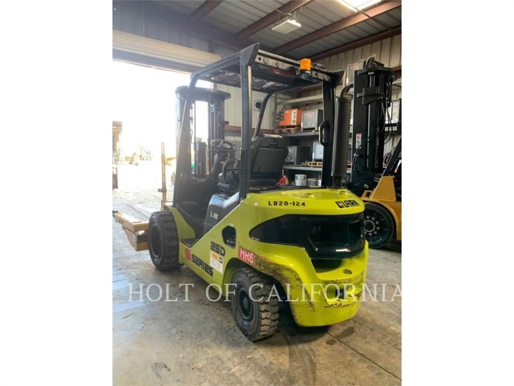 Clark S25D 디젤 지게차