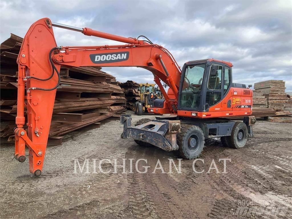Doosan DX190W  휠 굴삭기