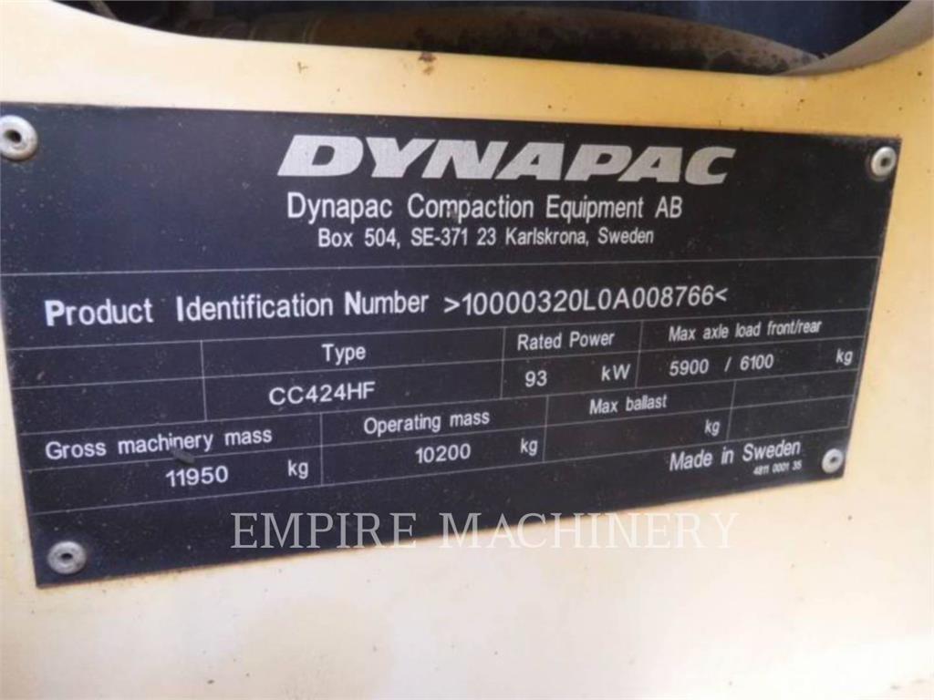Dynapac CC424HF 트윈 드럼 롤러
