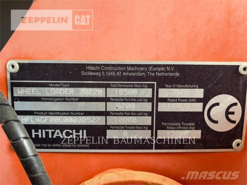 Hitachi ZW220  휠로우더