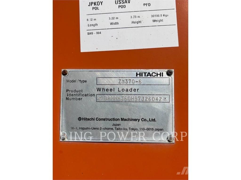 Hitachi ZW3706-6  휠로우더