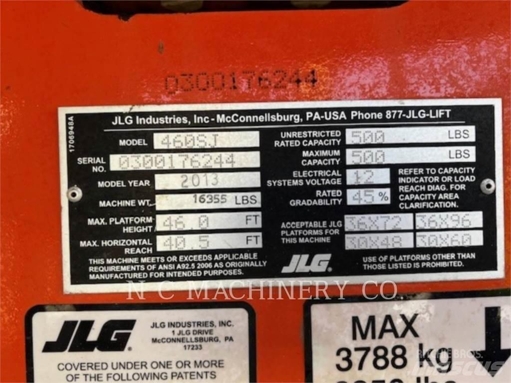 JLG 460SJ 대형 굴삭기 29톤 이상