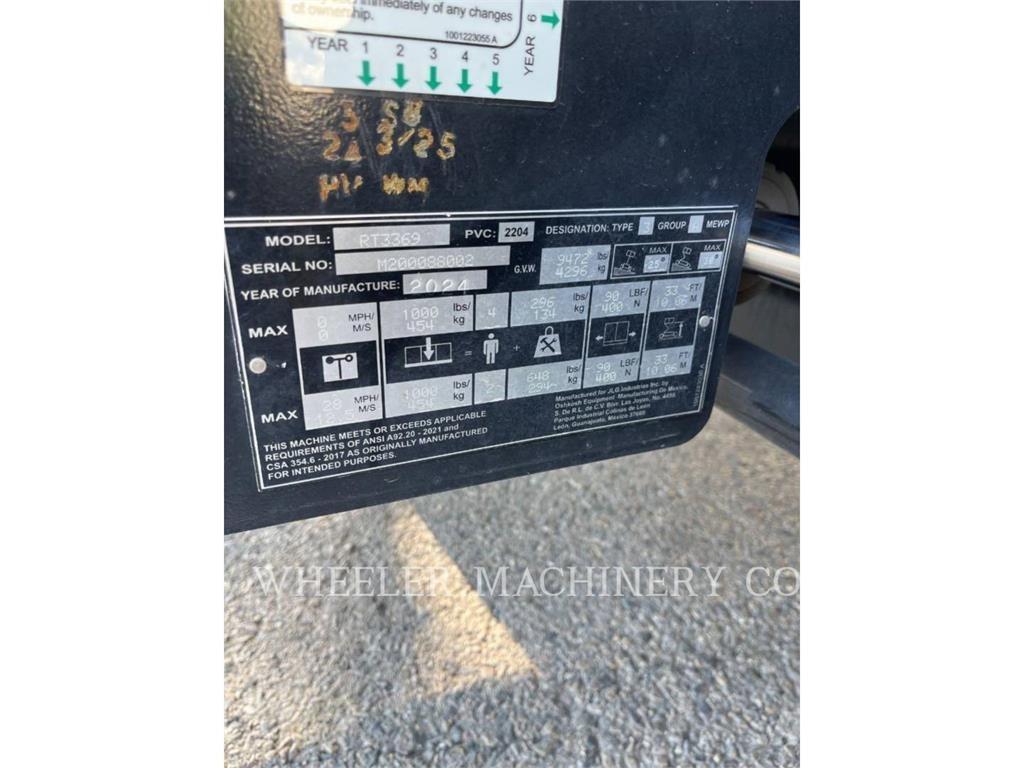 JLG RT3369 가위형 리프트