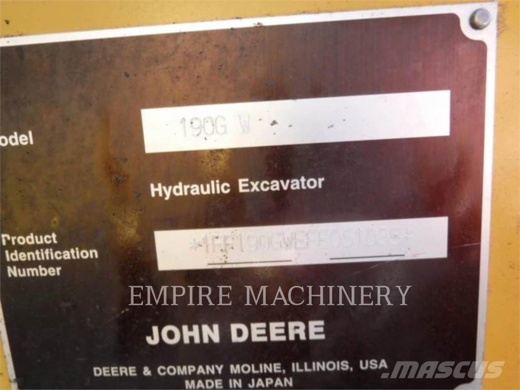 John Deere 190G 대형 굴삭기 29톤 이상