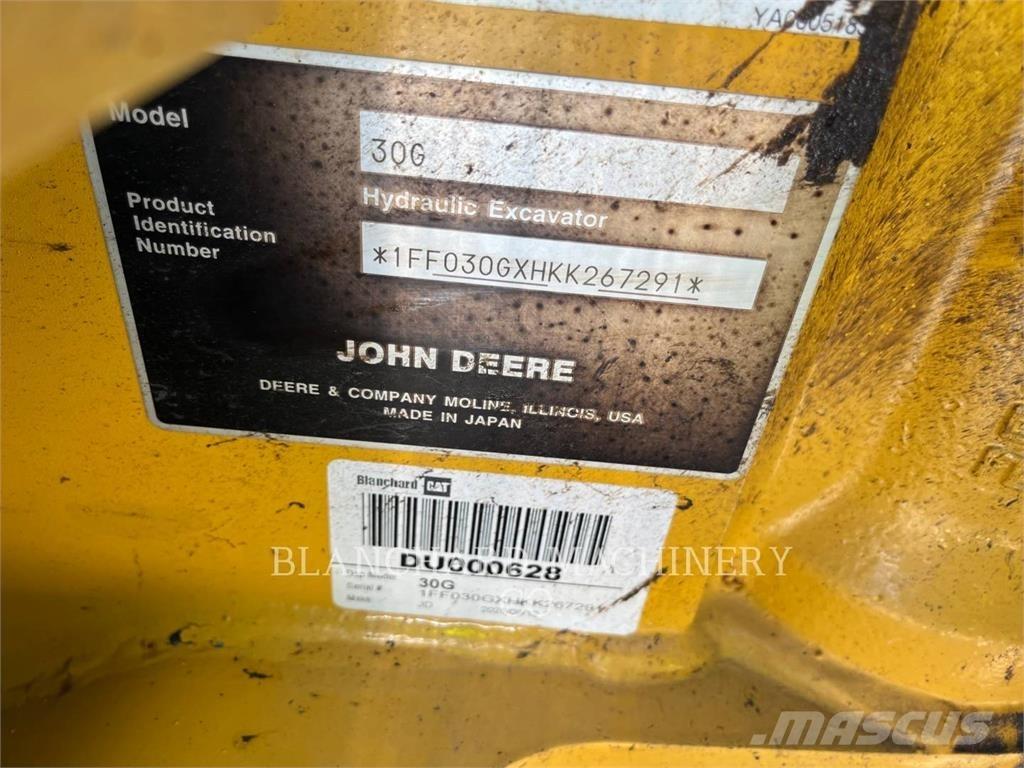 John Deere 30G 대형 굴삭기 29톤 이상